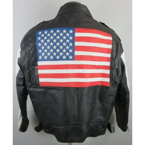 Vintage Black and White Bomber Jacket - Picture 2 of 16